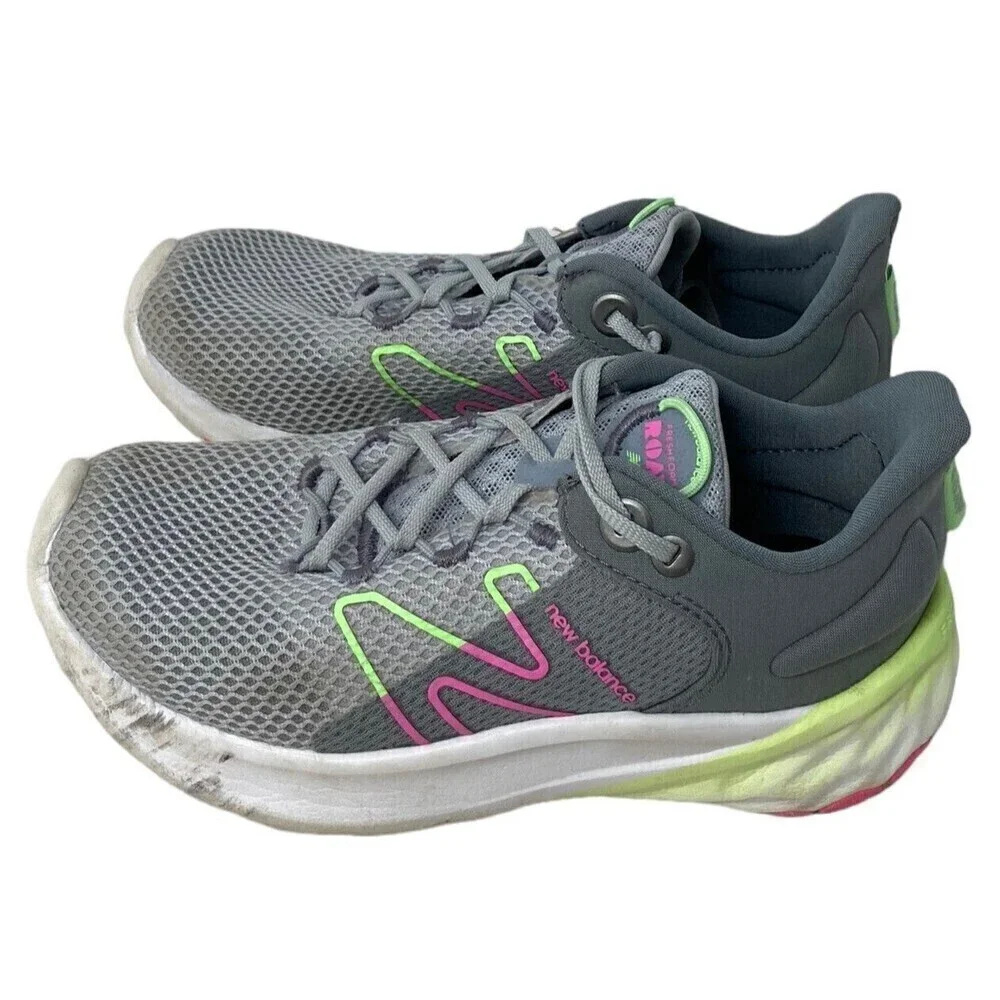 New Balance Fresh Foam Roav Girl's Size 12.5 W US / 30.5 EU Running Shoe Gray